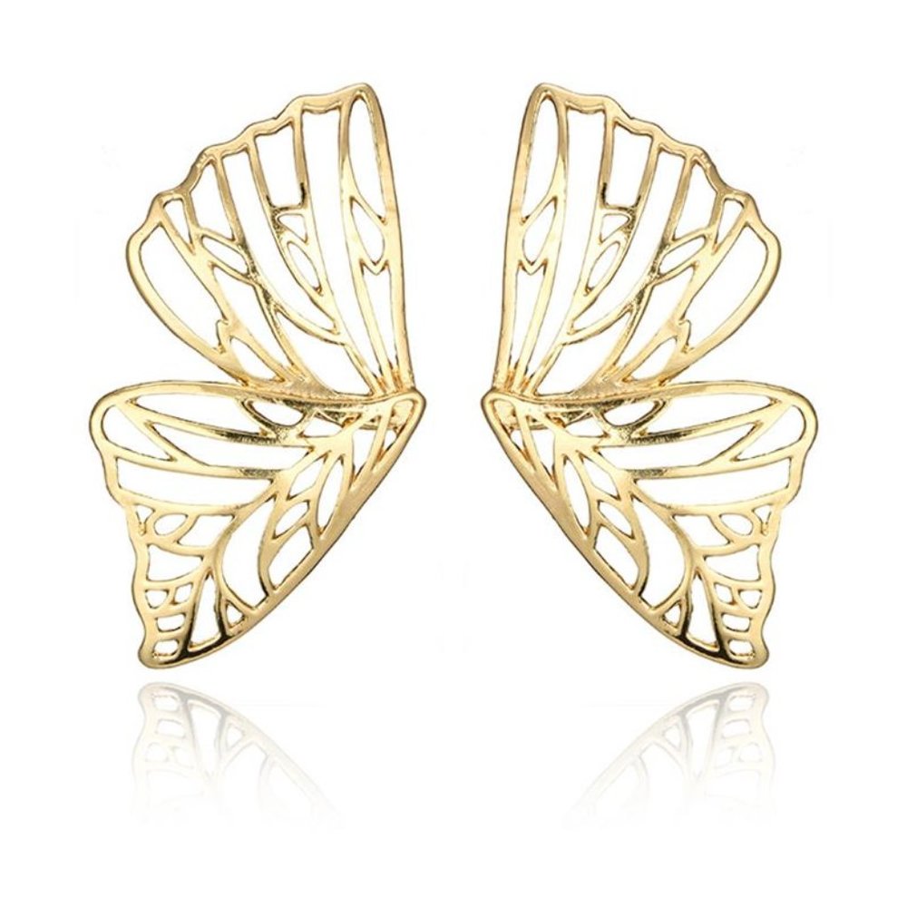 Big Earrings Butterfly Stud Women Bohemian Hoop Drop Cute Trendy Jewelry